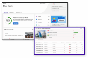 Kahoot! game mode reporting tool