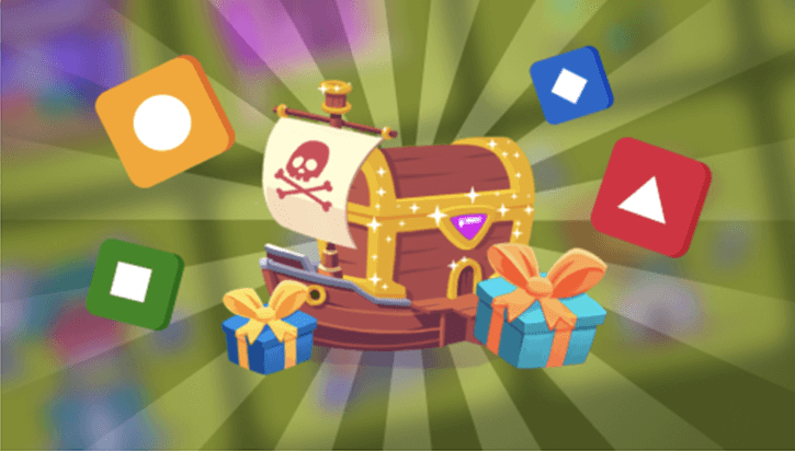 Treasure chest in Kahootopia!