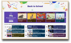 Kahoot! Back to School channel