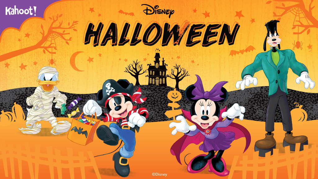 Disney Halloween trivia games on Kahoot!