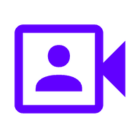 Video purple icon
