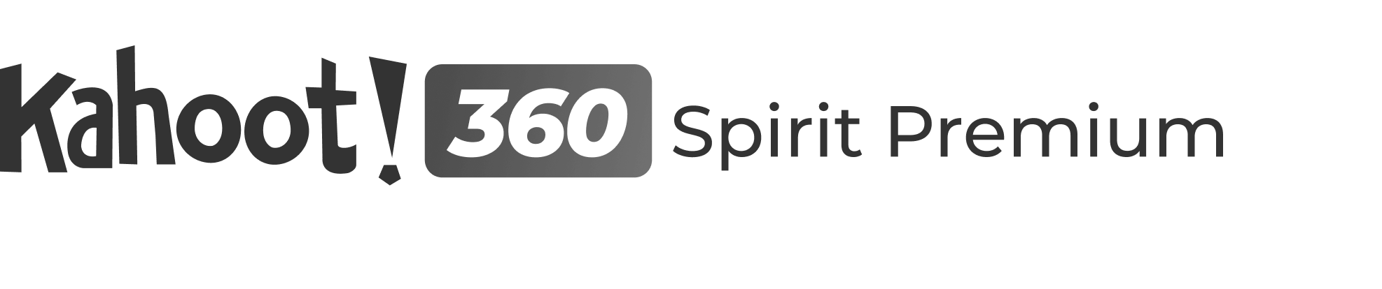 Kahoot! 360 Spirit Premium black logo