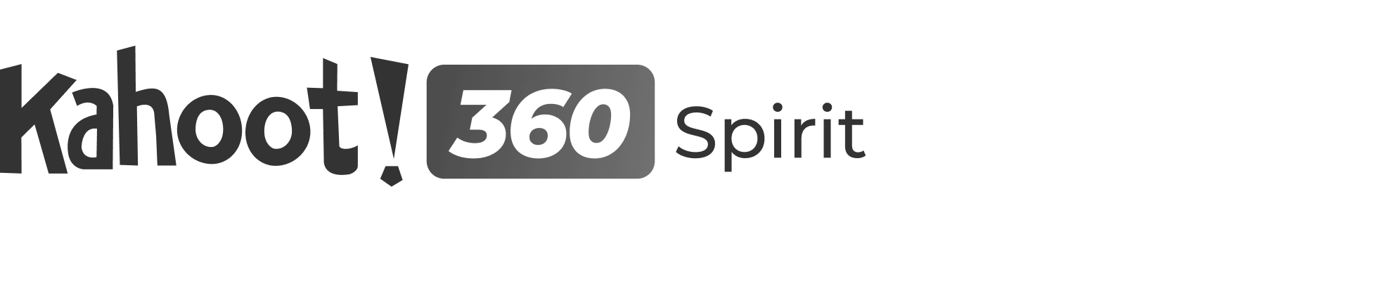 Kahoot! 360 Pro Spirit black logo