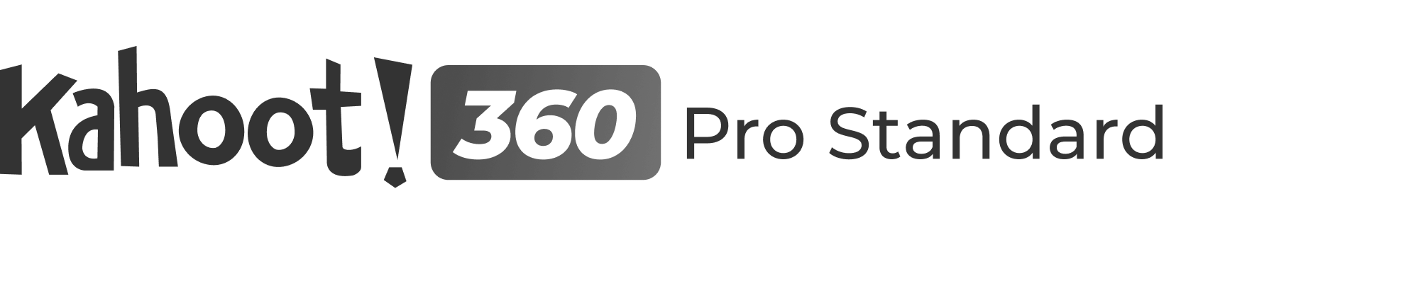 Kahoot! 360 Pro Standard black logo