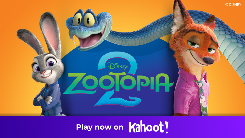 Zootopia 2 x Kahoot! Main Image