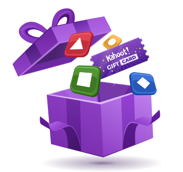Kahoot gift card box