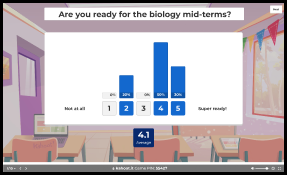Kahoot! showing results