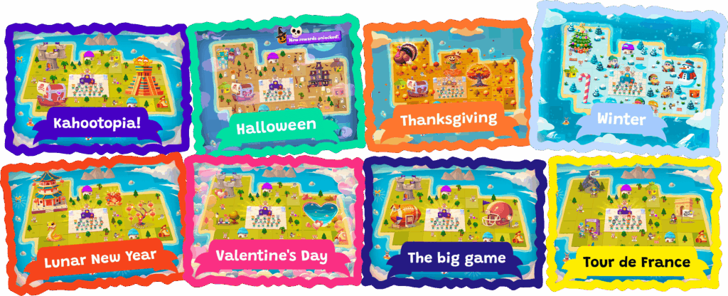 Kahootopia! seasonal events