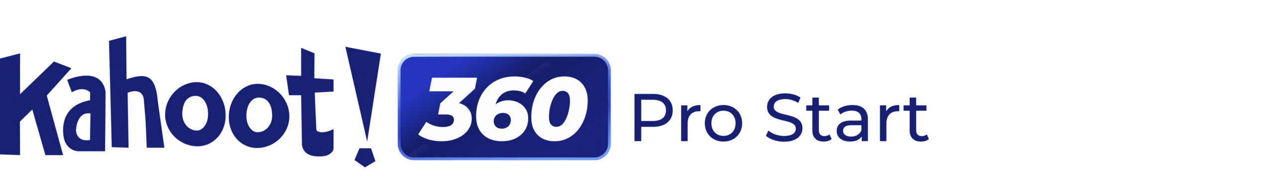 Kahoot! 360 Pro logo in blue