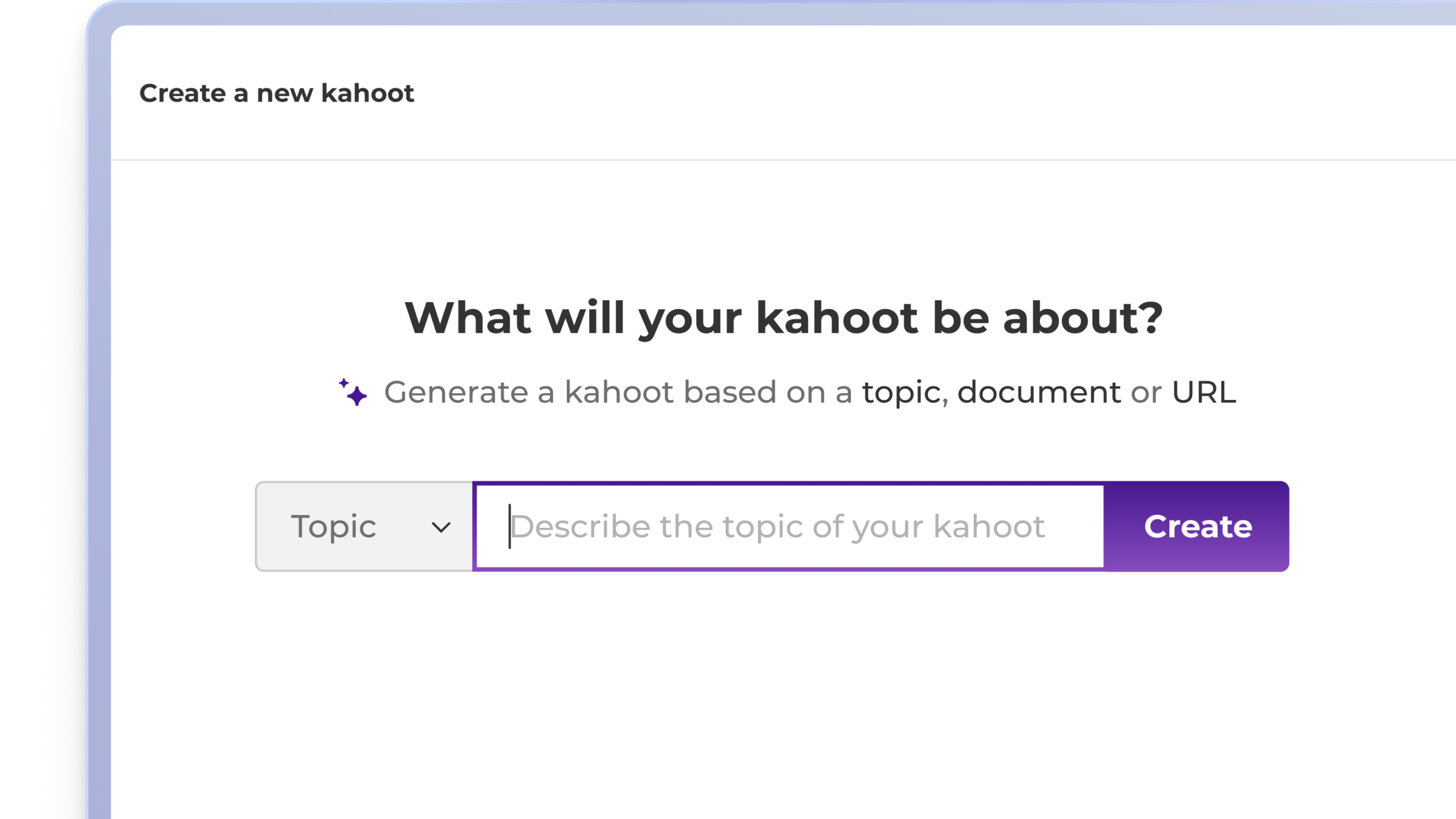 Text field where you can 