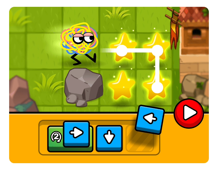 Kahoot game collectible cards showing Cat character at level 6 with Magnet, Jetpack and Fireball abilities, and Crump Rare card