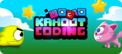 Kahoot Coding logo with the characters