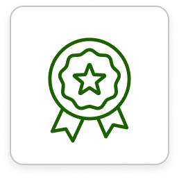 reward icon in green