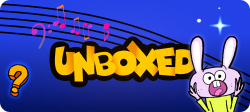 Unboxed logo with the character
