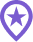 Purple location pin icon