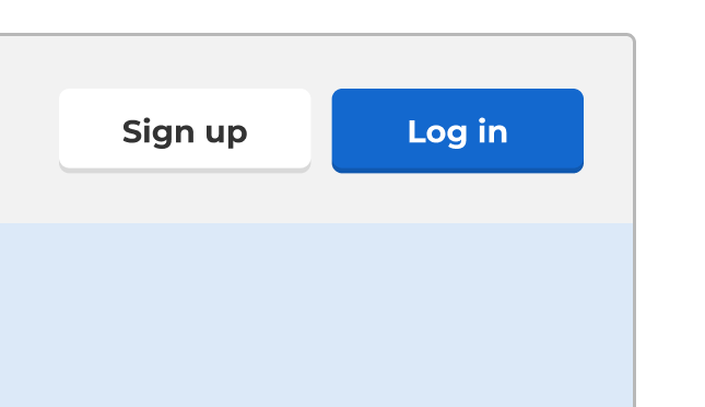 Kahoot! sign up and log in screen