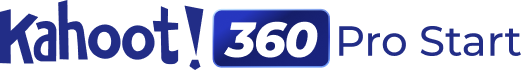 Kahoot! 360 Pro Start logo
