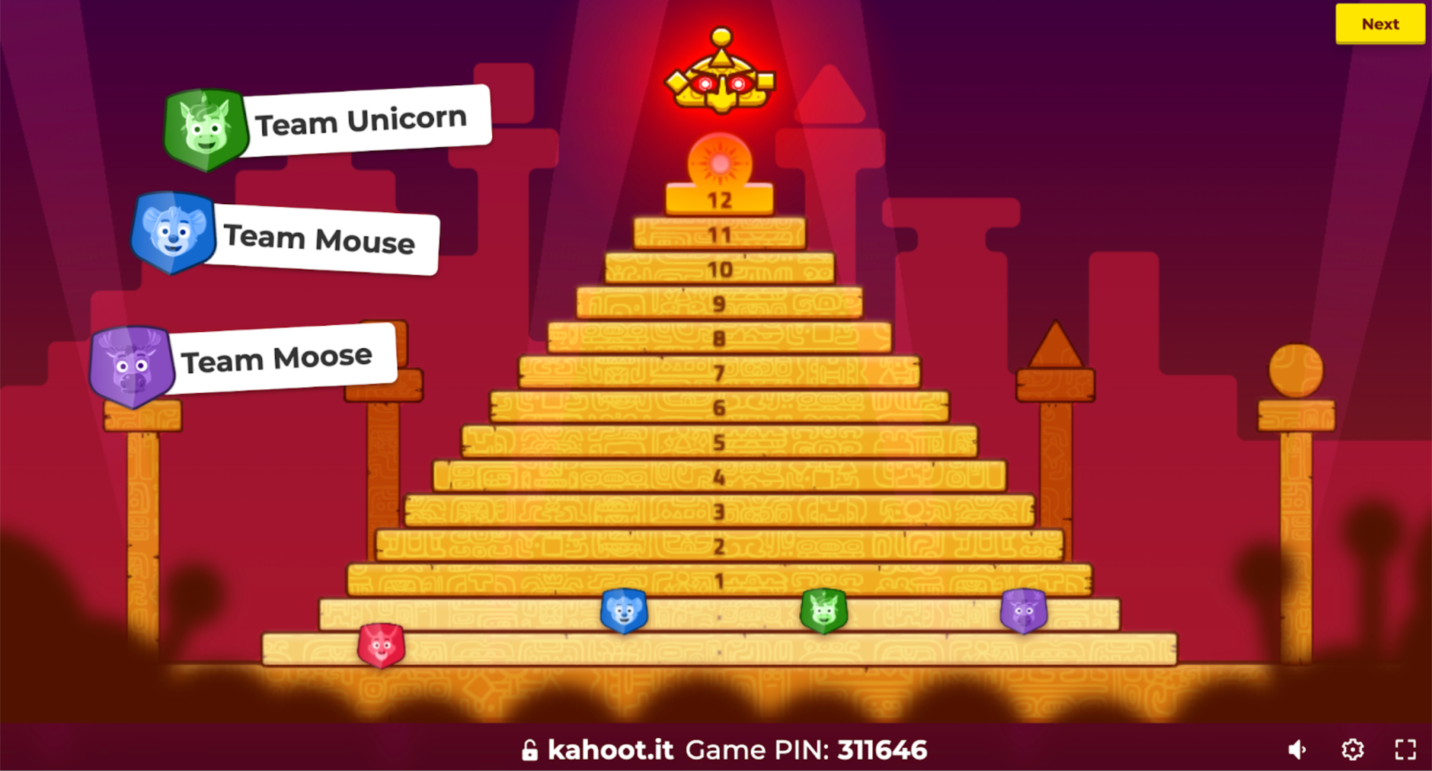 A screenshot displaying The lost pyramid game experience