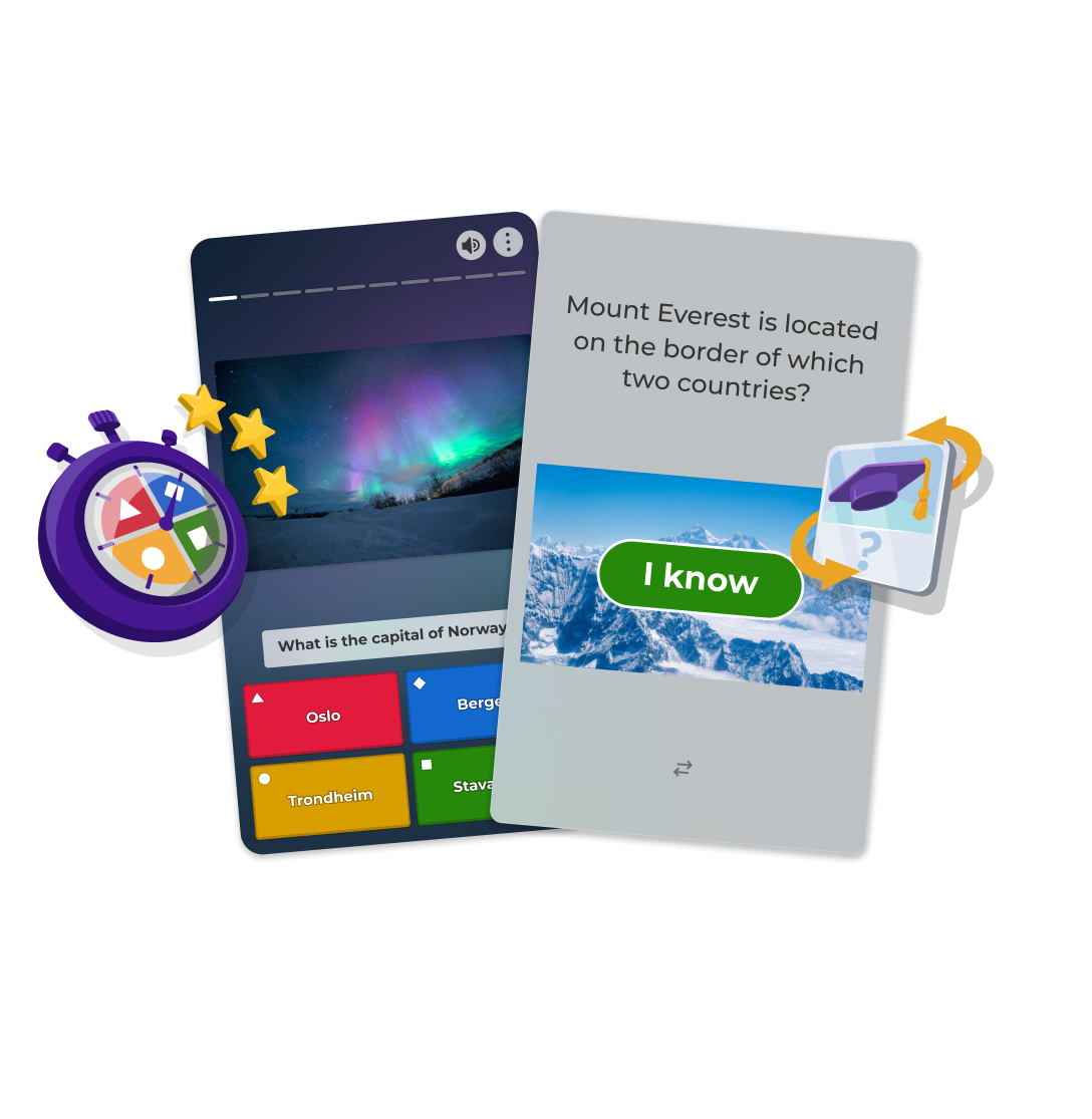 Placeholder image showing a Kahoot! learning report.