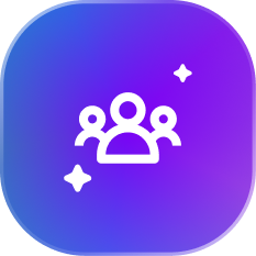 Icon of a group of people.