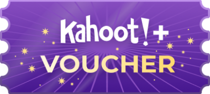 Kahoot! Voucher